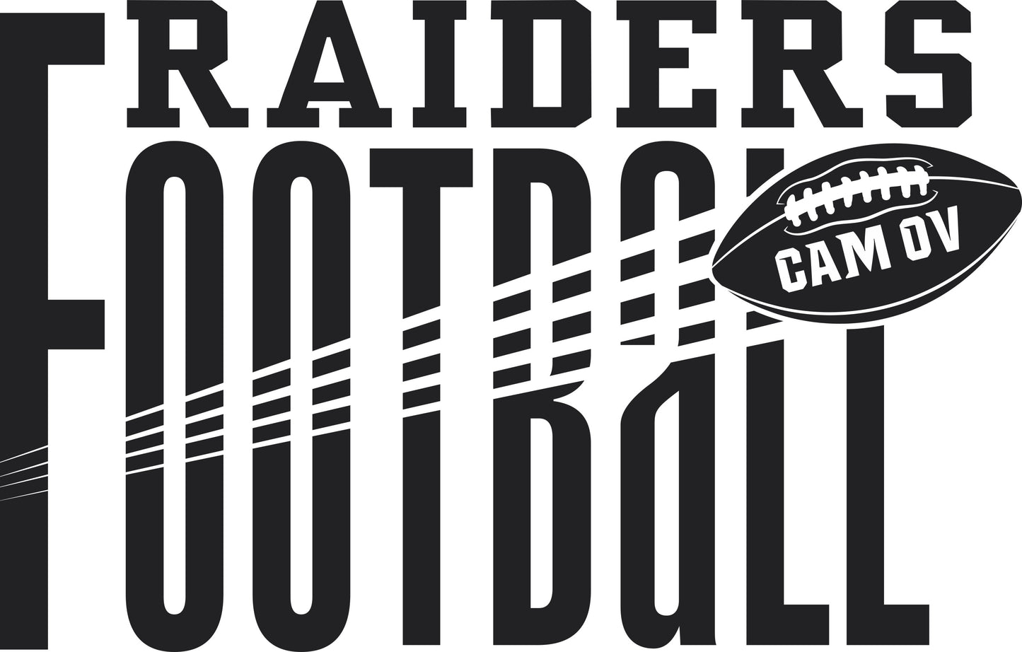 CAM OV RAIDERS football #1 sweatshirts