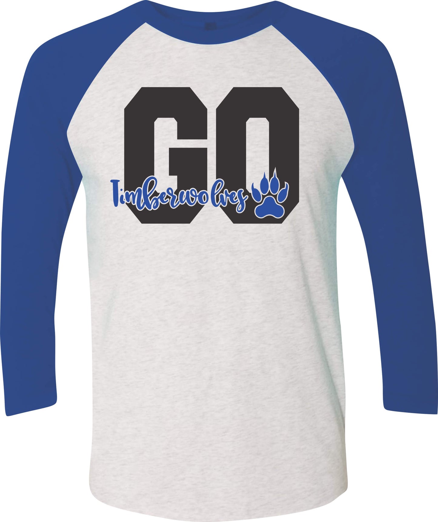Go Timberwolves Raglan Shirt