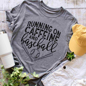 running on caffeine and baseball