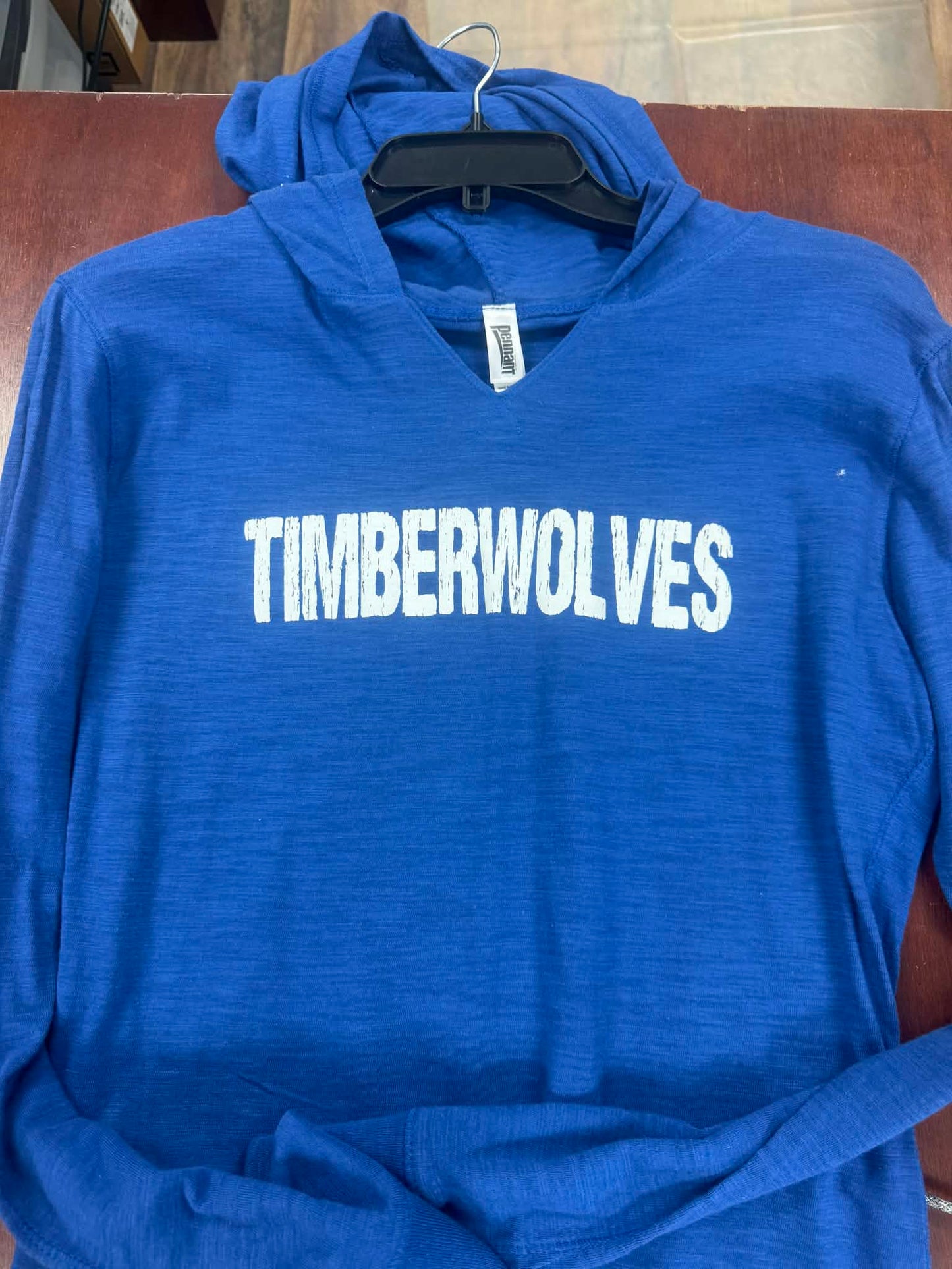 Timberwolves Hooded Long Sleeve – Adult Large (One of a Kind)