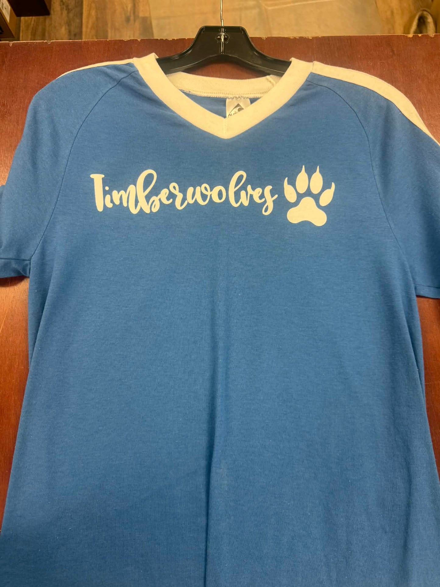 Timberwolves Paw Print Tee – Women’s – Small (One of One)