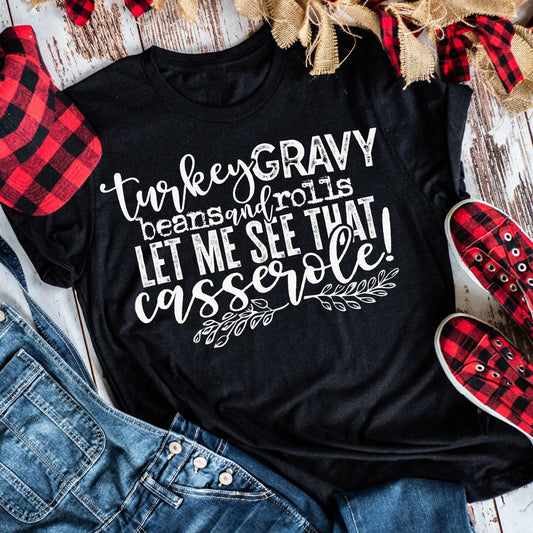 turkey gravy beans and rolls