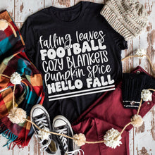 Load image into Gallery viewer, Falling leaves football pumpkin spice