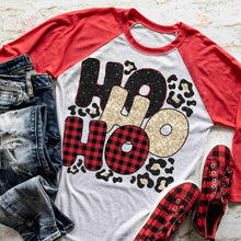 Load image into Gallery viewer, Ho Ho Ho Buffalo Plaid and Leopard