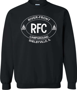 River-Front Campground Full Chest Sweatshirts