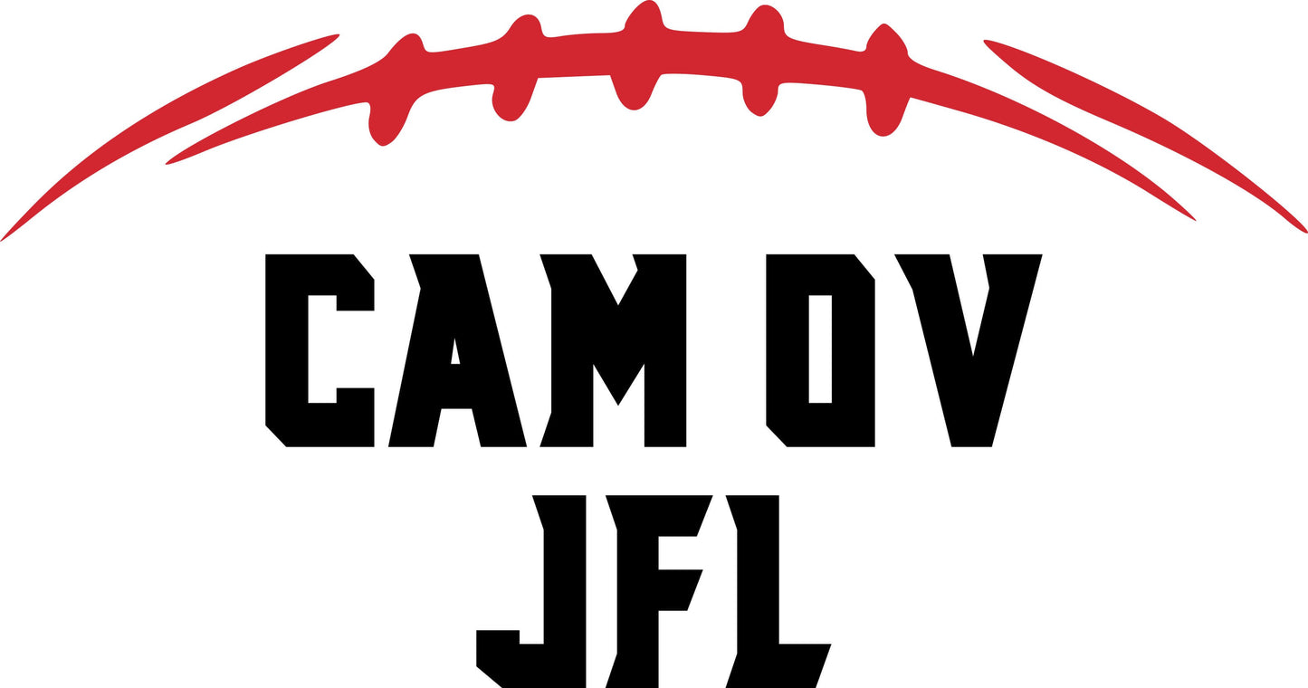 CAMP CAM OV JFL Laces t-shirts Adult Sizes - BELLA BRAND