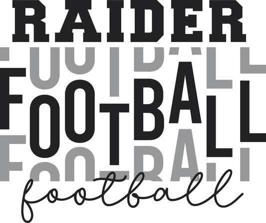 Raider football #3 sweatshirts