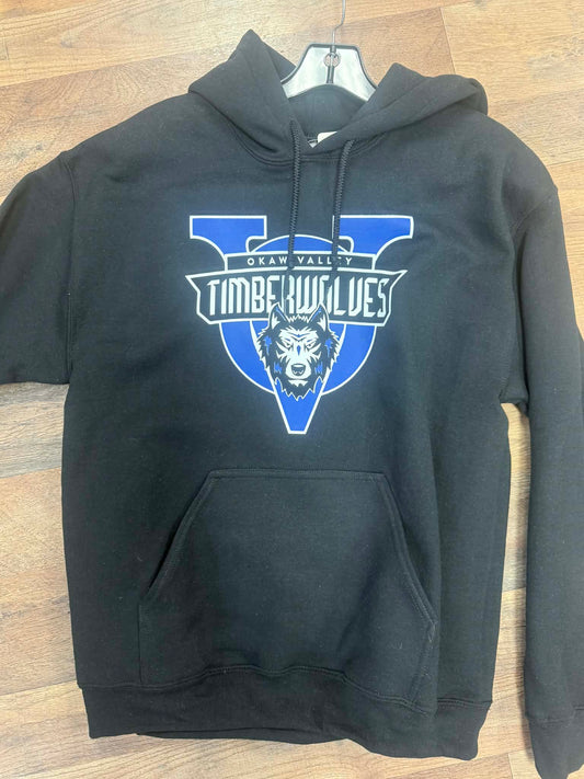 Okaw Valley Timberwolves Hoodie – Adult Unisex – Medium (One of One)