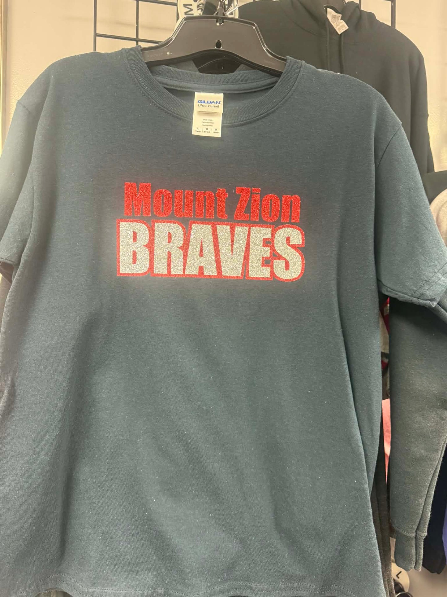 Mount Zion Braves Tee – Youth – Large (One of One)