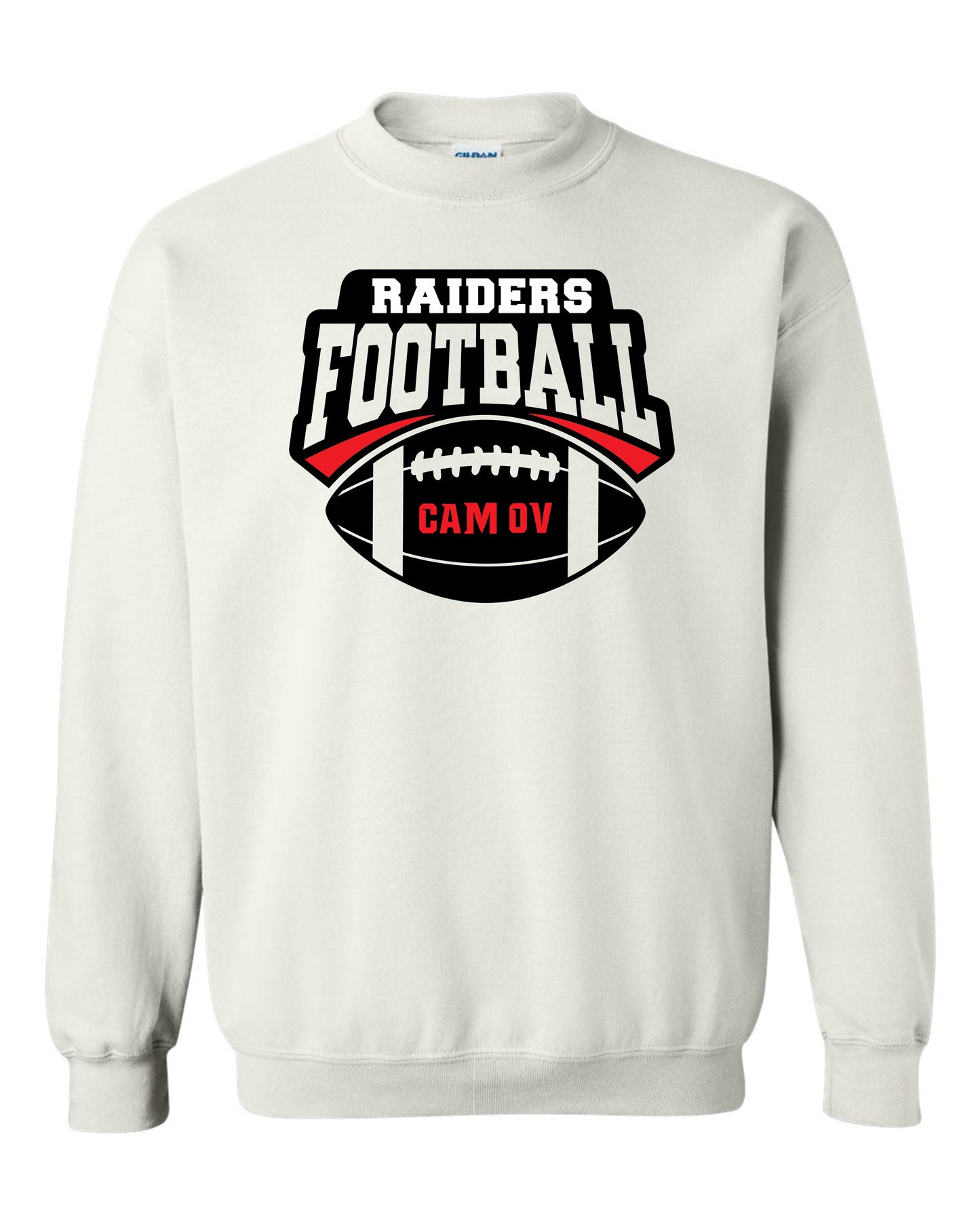CAM OV football sweatshirts ADULT SIZES - GILDAN BRAND