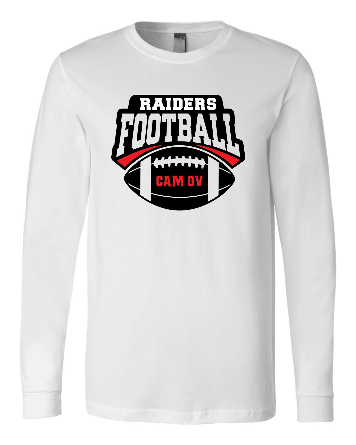 CAM OV football t-shirts ADULT SIZES - BELLA BRAND