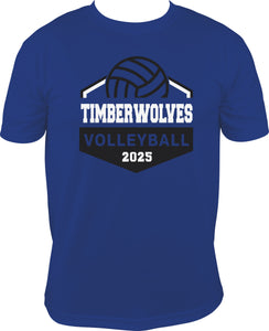 Timberwolves Volleyball #6 Youth Sizes