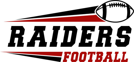 Raiders football Swoosh YOUTH sizes