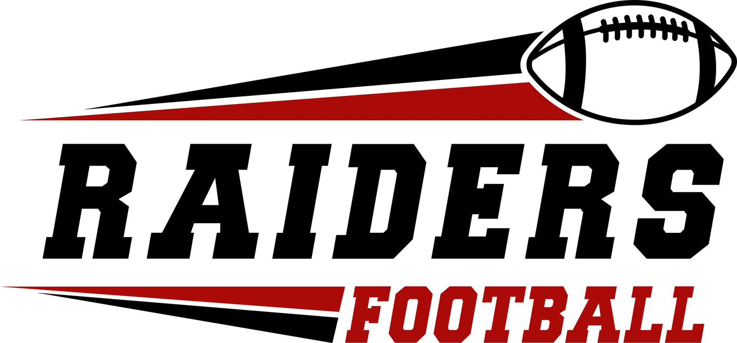 Raiders football swoosh T's