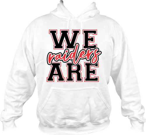 We are raiders YOUTH sizes