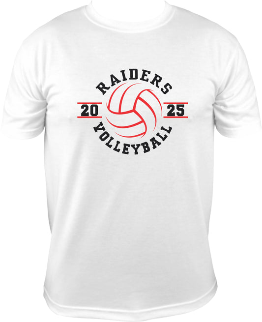 Raiders volleyball 2025 t-shirts Adult Sizes - GILDAN BRAND