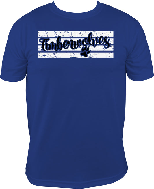 Timberwolves with distressing