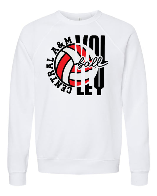 Central A&M volleyball sweatshirts Adult Sizes - BELLA BRAND