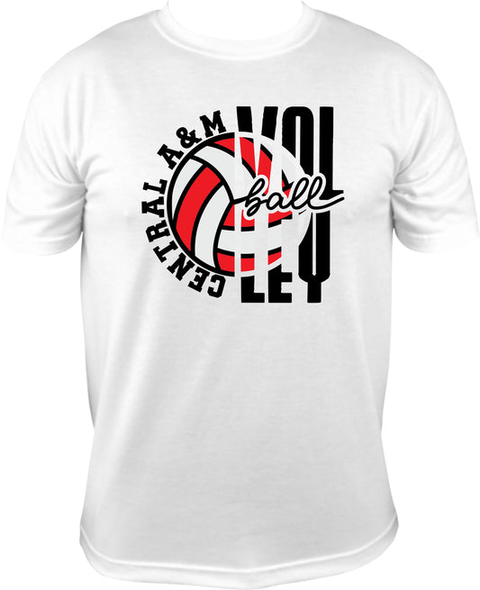 Central A&M volleyball t-shirts Adult Sizes - GILDAN BRAND