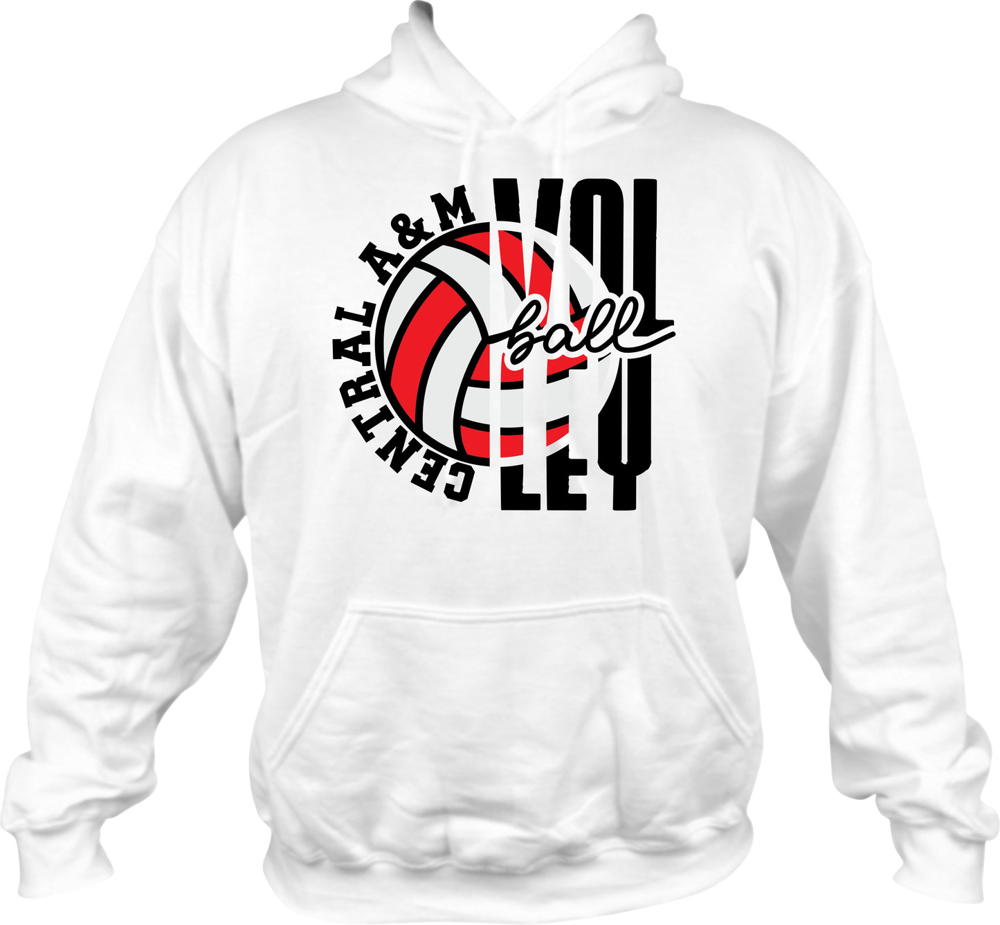 Central A&M volleyball sweatshirts Adult Sizes - GILDAN BRAND