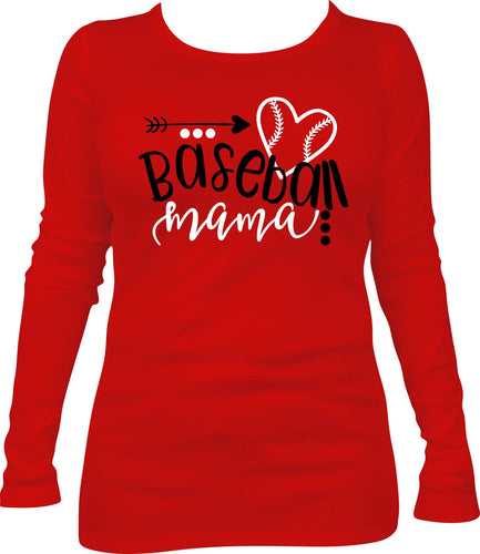 Baseball mama Long Sleeve T-Shirt