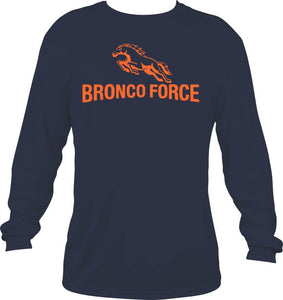 Cerro Gordo Broncos Navy Long Sleeve T-Shirt