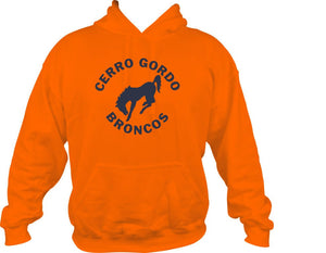 Cerro Gordo Broncos Hooded Sweatshirt