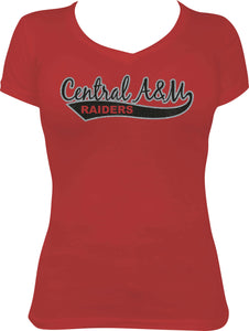 Central A&M Tail Design T-Shirt