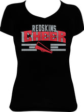 Load image into Gallery viewer, Sullivan Cheer Glitter Ladies Vneck