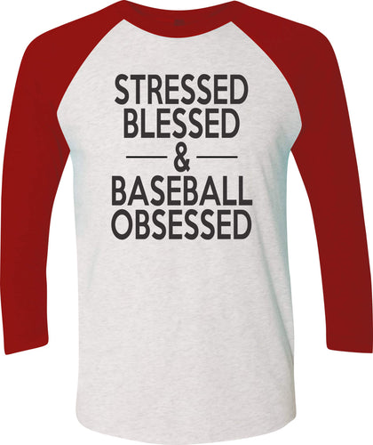 Baseball Obsessed Raglan Shirt