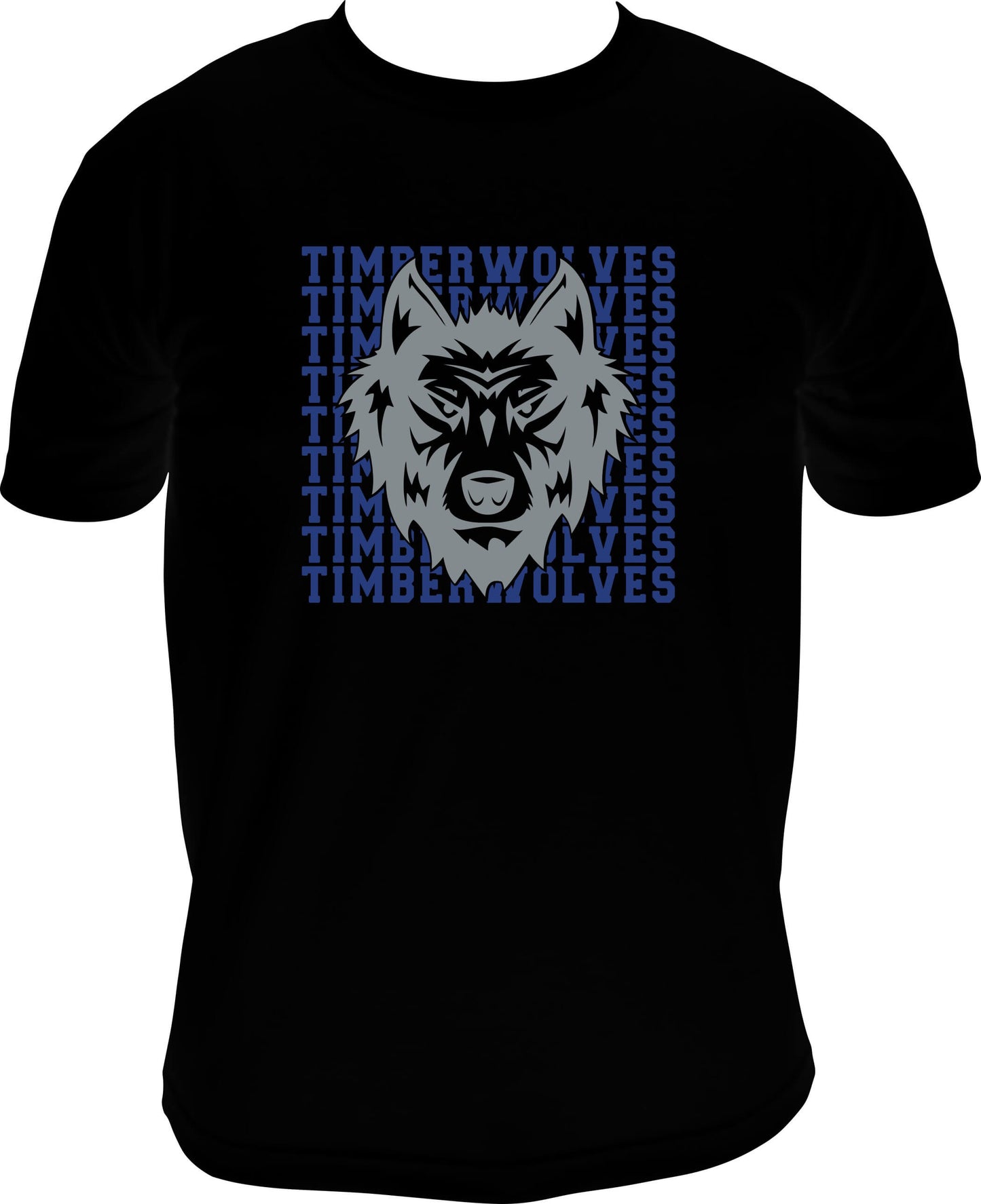 Timberwolves Wolf Inside Short Sleeve