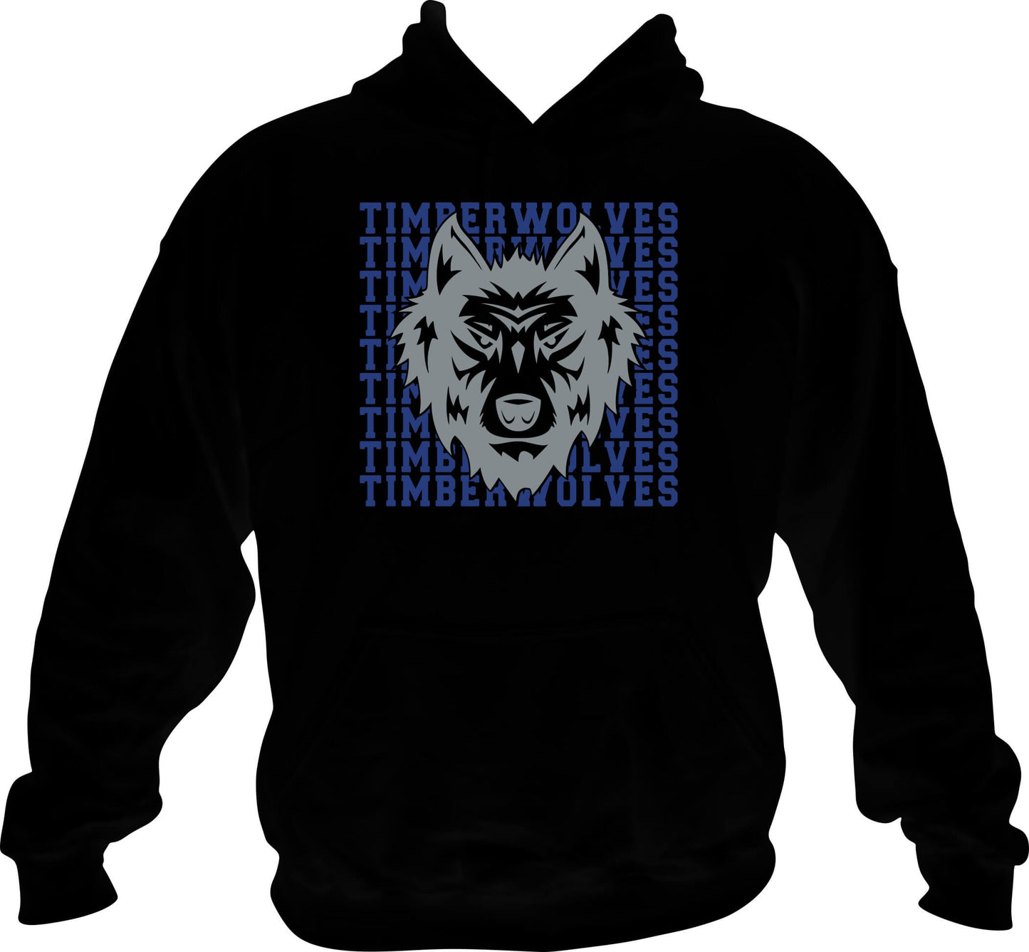 Timberwolves Wolf Inside Hoodie & Long Sleeve