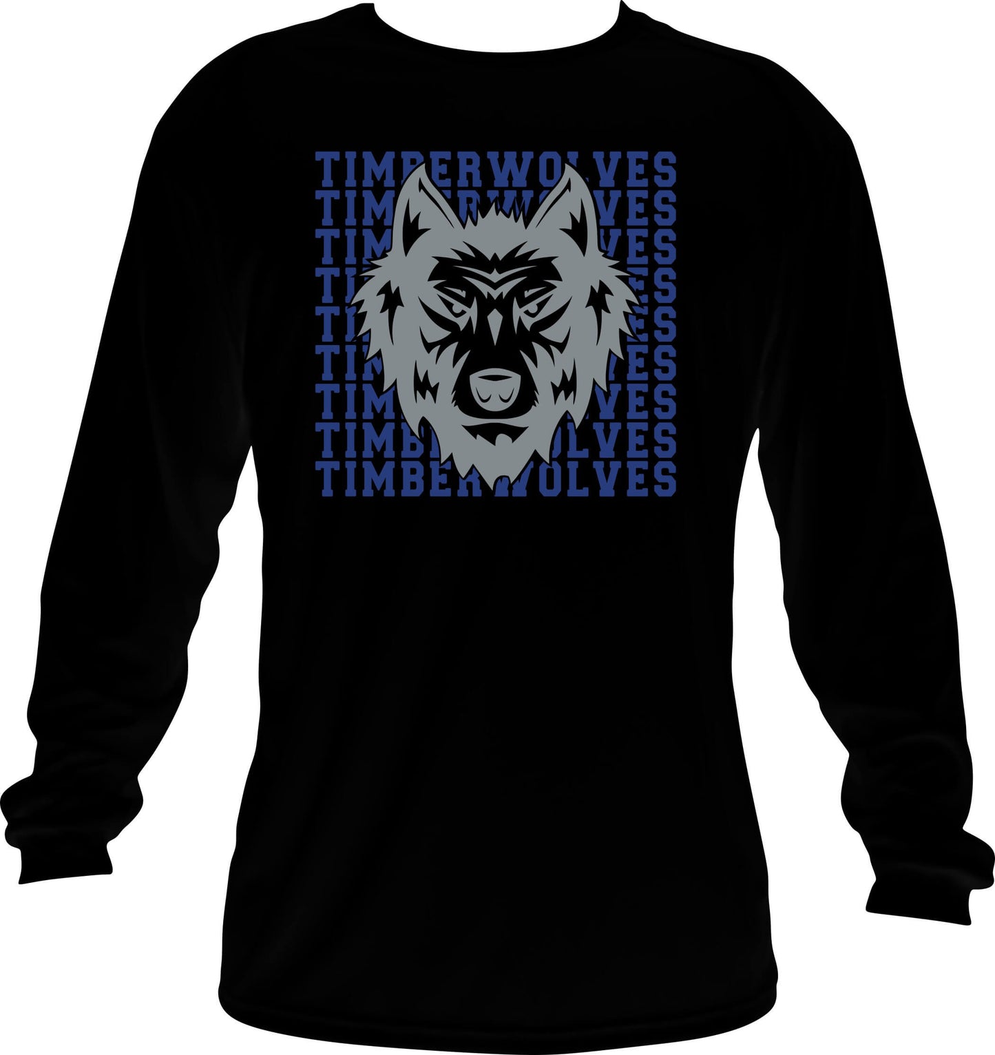 Timberwolves Wolf Inside Hoodie & Long Sleeve