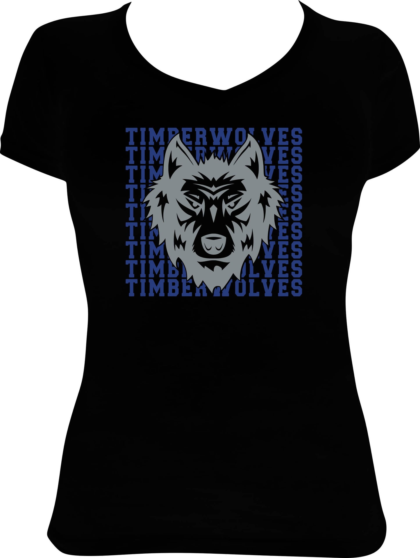 Timberwolves Wolf Inside Short Sleeve
