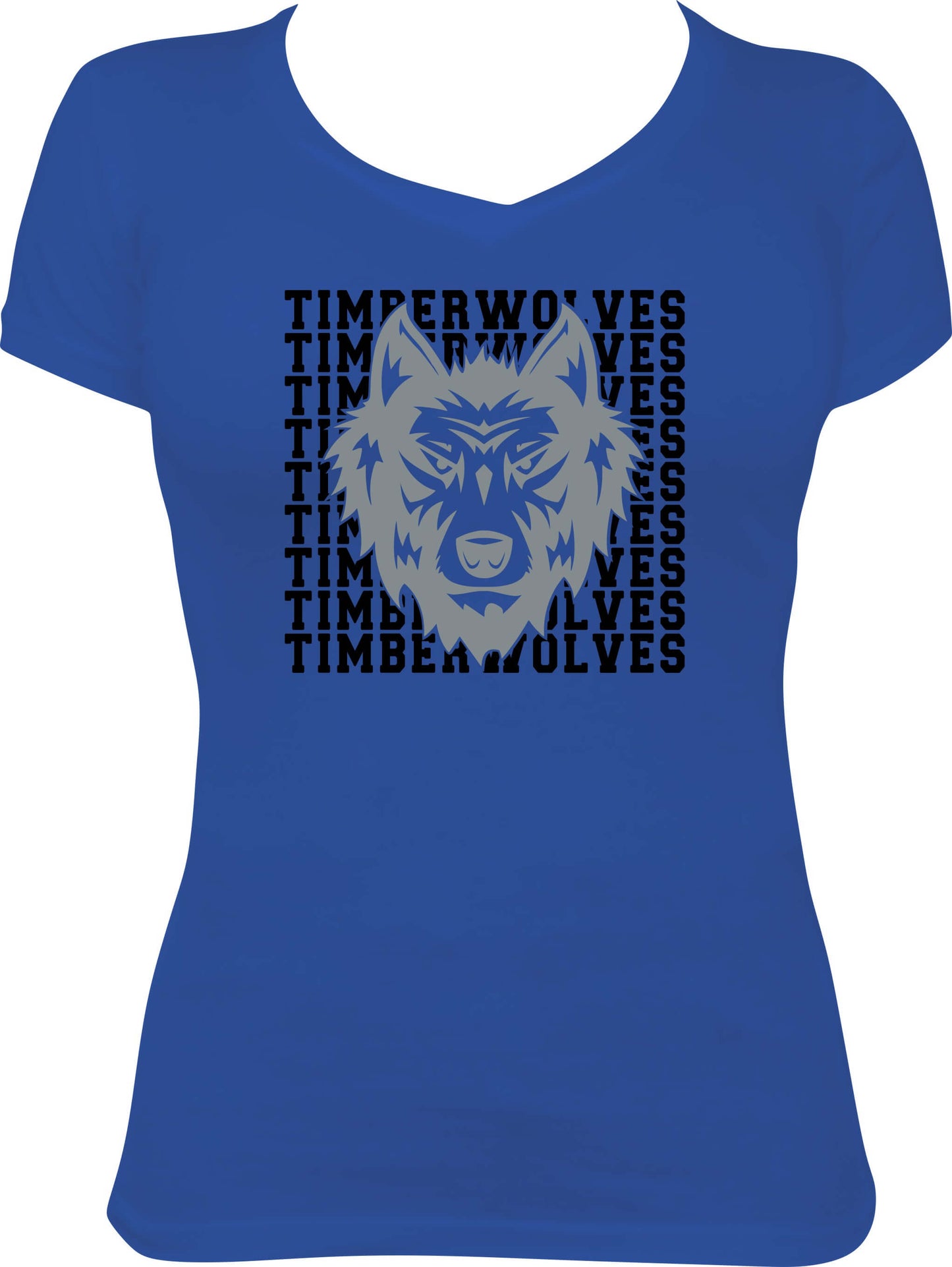 Timberwolves Wolf Inside Short Sleeve