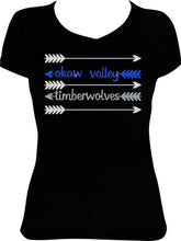 Load image into Gallery viewer, Timberwolves Arrows V-Neck