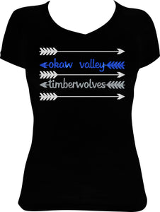 Timberwolves Arrows V-Neck