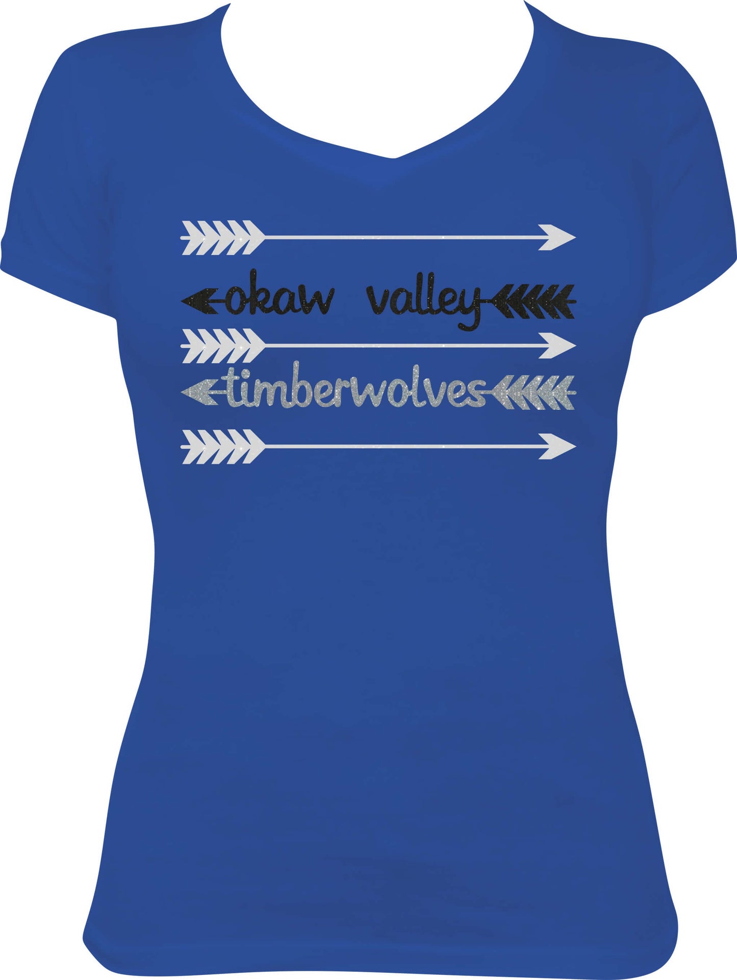 Timberwolves Arrows V-Neck