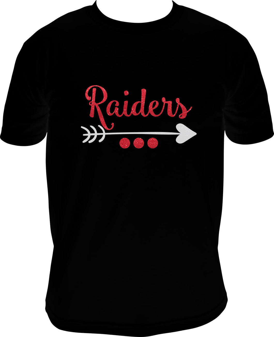 Raiders Arrow Glitter